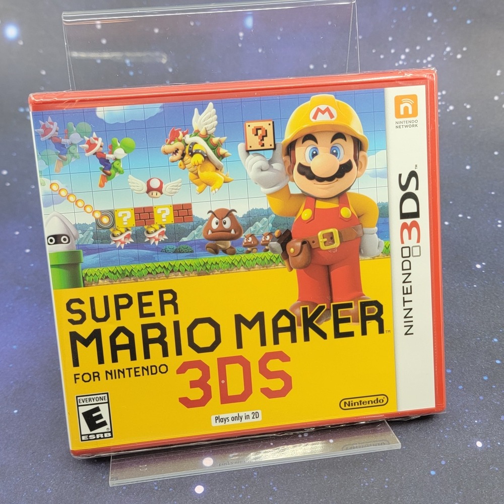 Super Mario Maker for Nintendo 3DS Video Game NEW Sealed Original US Release